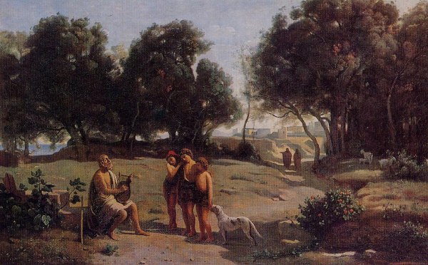 Homer and the Shepherds, 1846