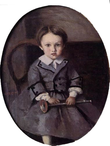 Maurice Robert as a Child, 1857
