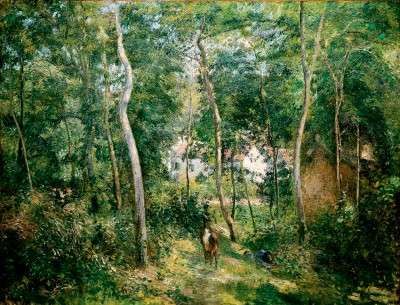 Edge of the Woods by Camille Pissarro